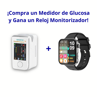 Glucometru multifuncțional + ceas de monitorizare – CUMPĂRĂ 1 ȘI PRIMEȘTE AL DOILEA GRATUIT
